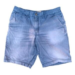 Faded Distressed Boston Traders Worn Destroyed Wabi Sabi Workwear Shorts 34